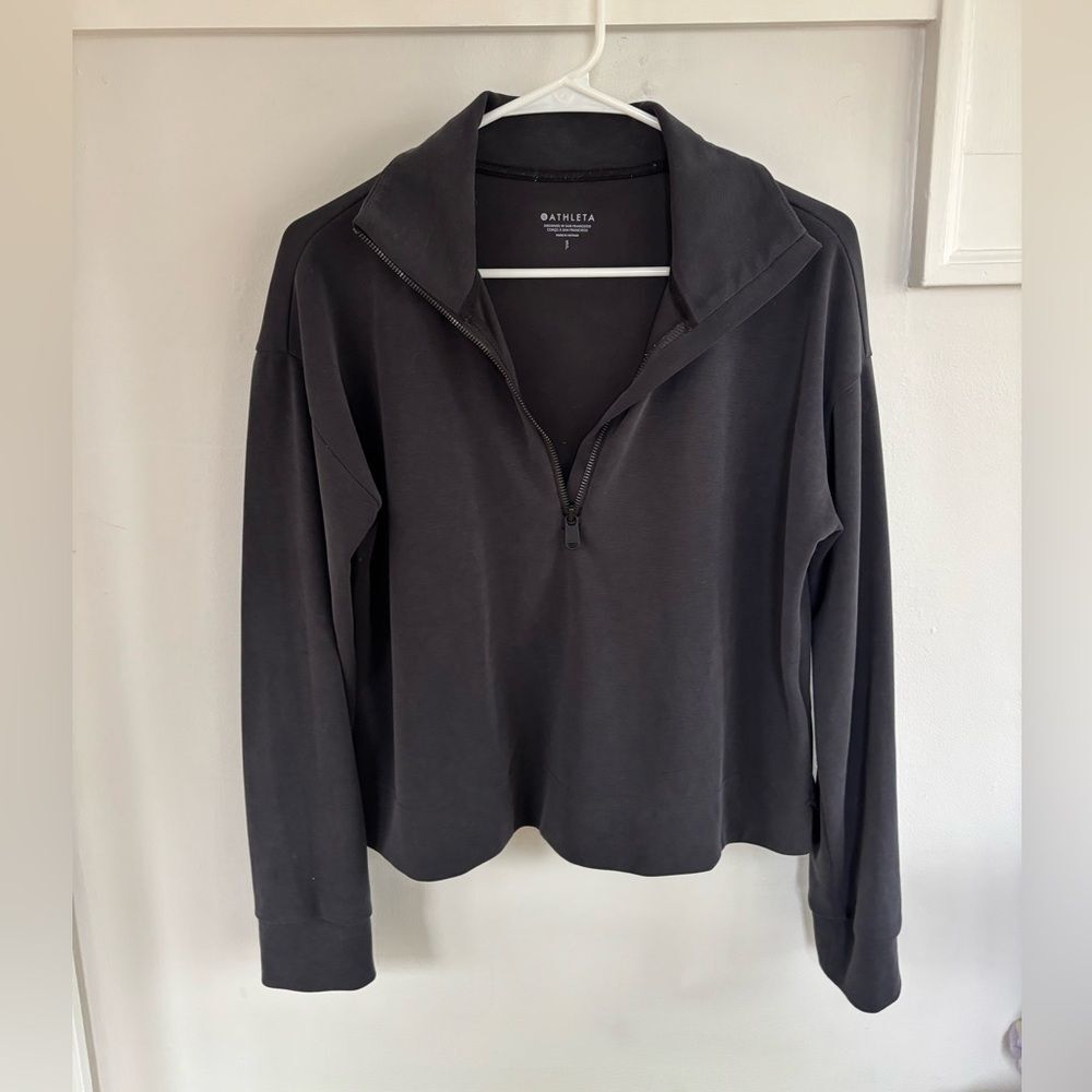 Athleta Seasoft Half-Zip Pullover Sweater